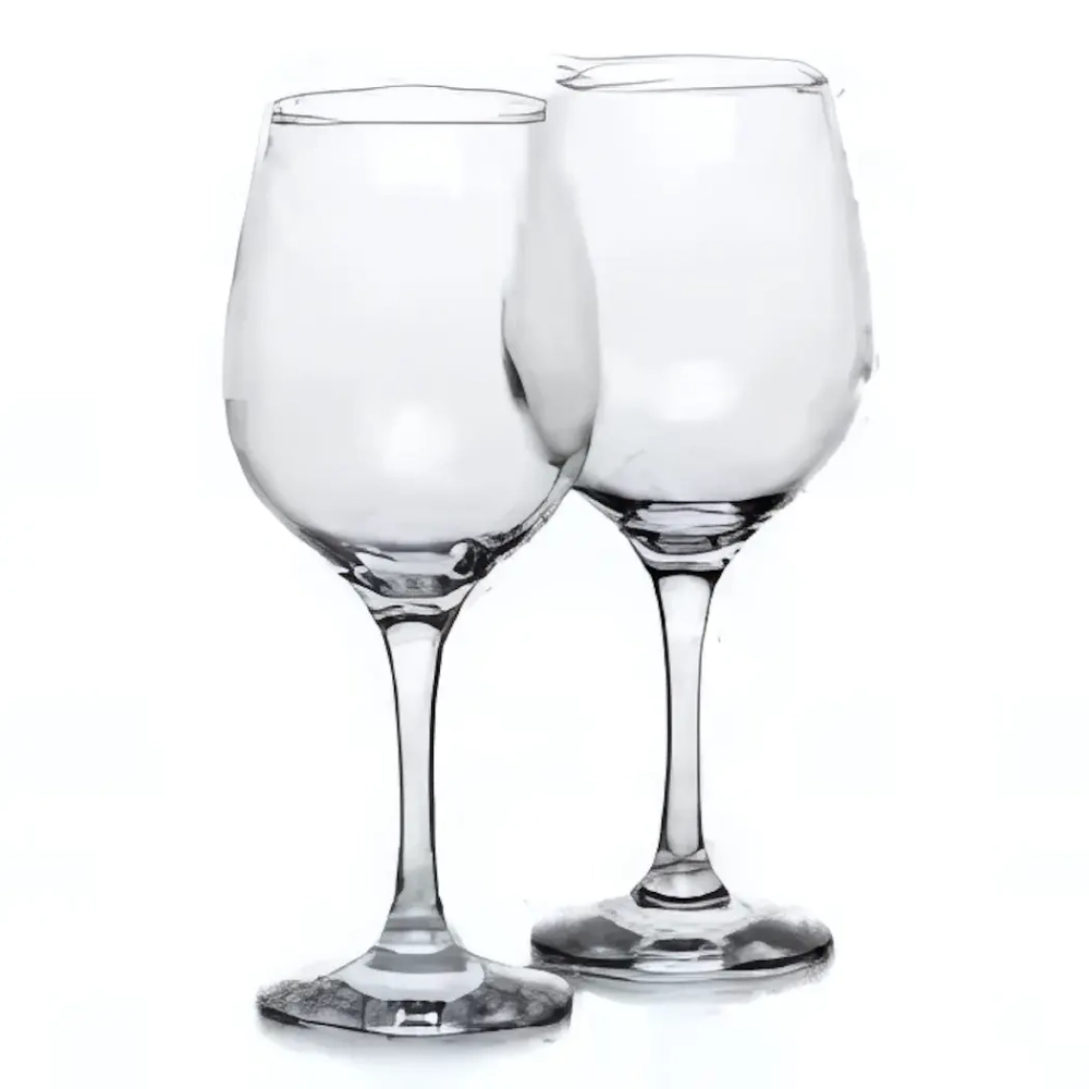 Бокал для вина 365мл 2шт «Амбер» 440265B