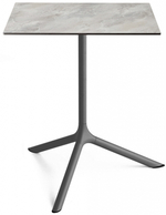 Стол ламинированный обеденный складной Scab Design Tripe Maxi Folding, антрацит, каменный