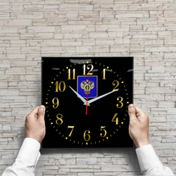 Настенные часы "Эмблема Прокуратуры щит 35"