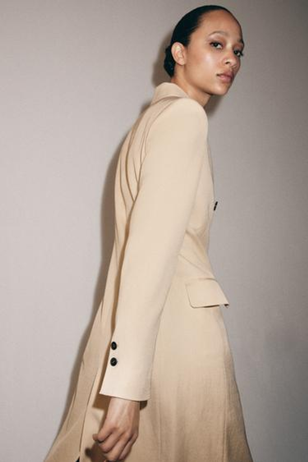 ZW COLLECTION КРУЗАЙ ДЛИННЫЙ ПАЛЬТО - ZARA