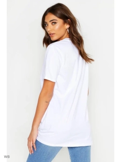 Футболка оверсайз с принтом BTS