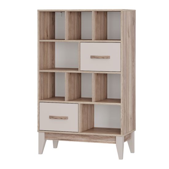 Скандика bts С-04 Стеллаж дуб смоки/кашемир