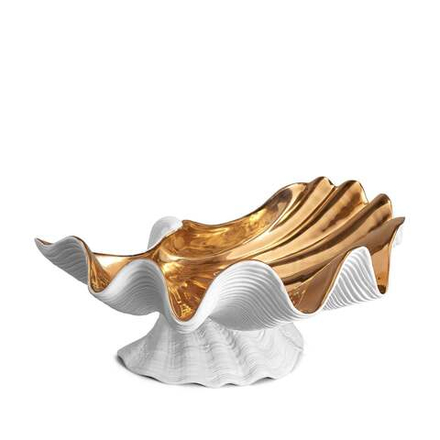 Чаша L'Objet Neptune White Gold (37 x 27 см)