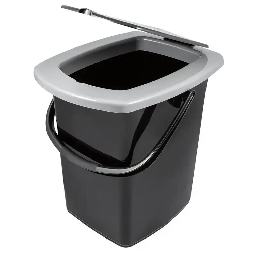 Ведро-туалет 22 л. черный