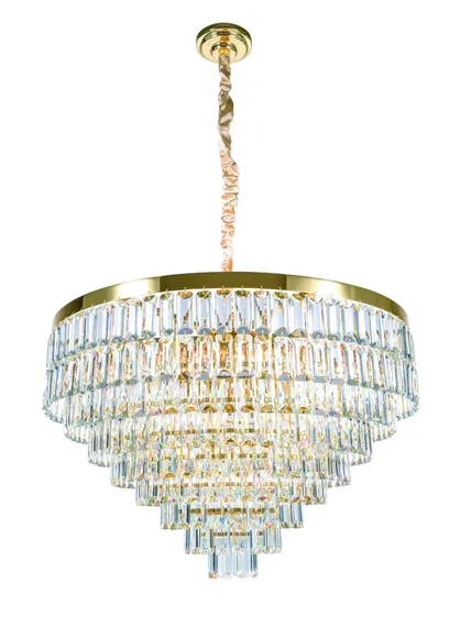 2752E/18A GOLD+CLEAR (1) Люстра (в 2-х коробках) NW