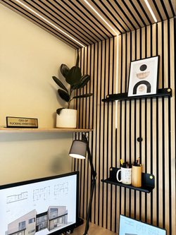 Акустическая панель РП 27 мм Белый дуб, 278x60 см