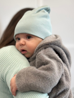 Шапка детская двухслойная Мята