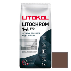 Затирка цементная Litokol Litochrom 1-6 Evo LE.240 венге 2 кг