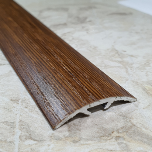 Порог-стык 30мм "DO-4" 2,7м Орех милан. (39) ламинир. алюм.