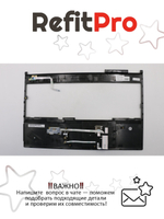 Верхняя панель клавиатуры (топкейс) для ноутбука Lenovo ThinkPad W541 черная, с тачпадом, кнопкой включения, датчиком калибровки матрицы (00JT903), оригинал