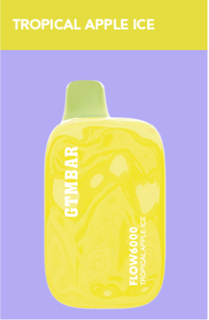 Купить Одноразовый Pod GTM Bar Flow - Tropical Apple Ice (6000 затяжек)