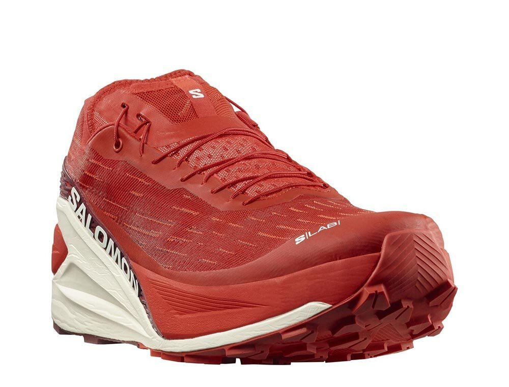 Мужские беговые кроссовки Salomon S/LAB Pulsar 4 M Красно-Белые