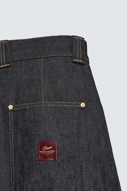 ZARA ШИРОКИЕ БРЮКИ BAGGY FIT С ЦЕПОЧКОЙ, СИНИЙ