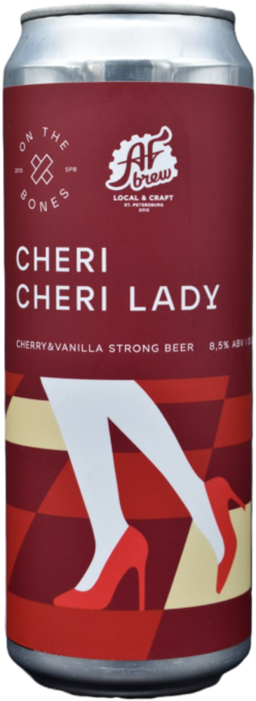 Пиво Он Зе Боунс Шери Шери Лэди / On The Bones Cheri Cheri Lady 0.45 - банка