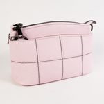 Маленький стильный женский повседневный клатч сумочка розового цвета из экокожи Dublecity DC806-6 Rose