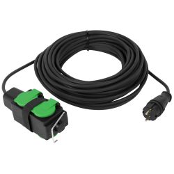 Удлинитель силовой ЭРА GREEN LINE UDL-KG-2x2,5m-20m-IP44 с крышками 4 розетки 20м КГ 2x2.5мм2 IP44 | Электротовары