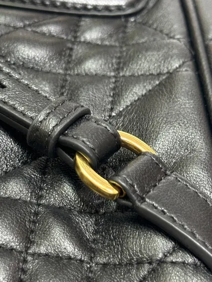 Рюкзак Dior Caro черный, модель среднего формата
