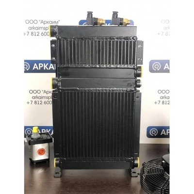 Маслоохладитель МО2+05 двухконтурный с двумя радиаторами и двумя вентиляторами
