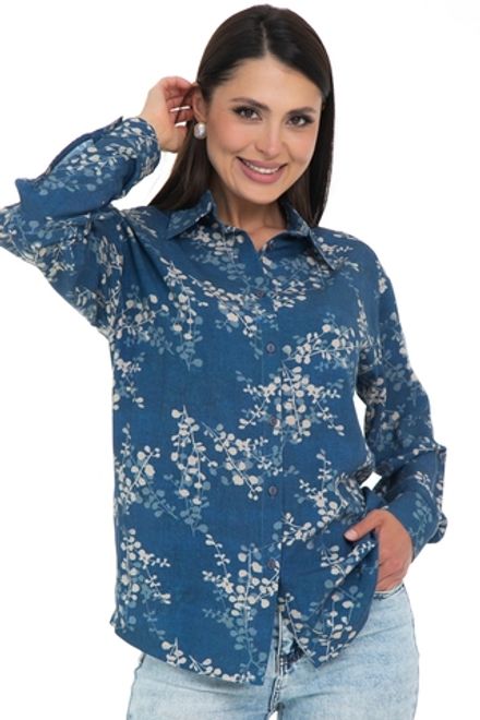 Рубашка Отличная Хит (джинс) Diolche