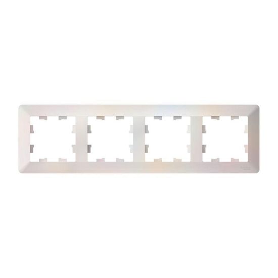 Рамка 4-м AtlasDesign Air жемчуж./дым. бел. SE ATN220404