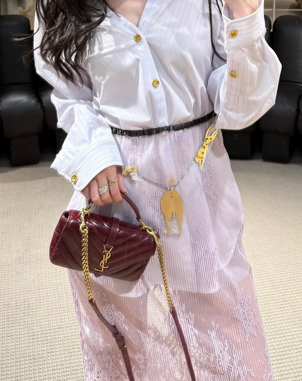 Saint Laurent College Mini Chain Bag