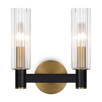 Бра 2*E14 FR5167WL-02B латунь Ambra Freya