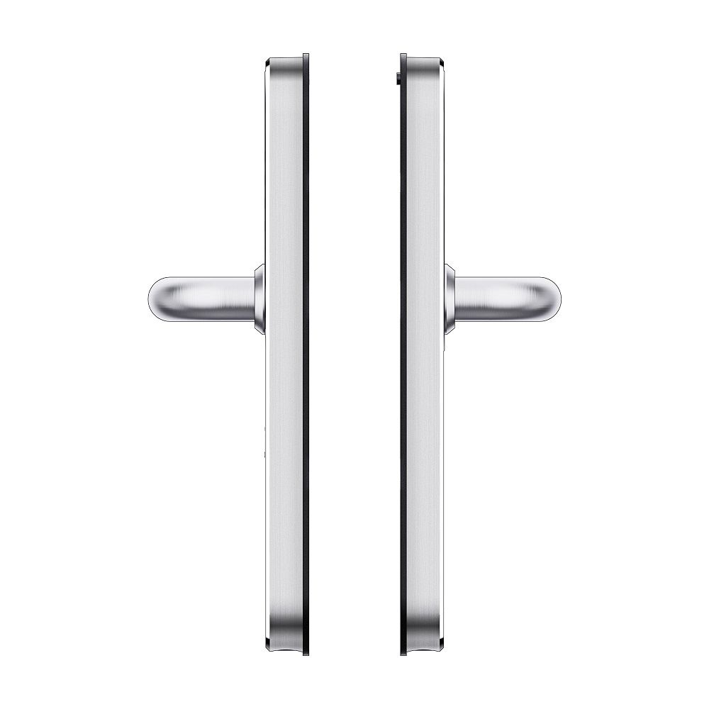 Накладки электронного замка Home Plus Silver 4239 (врезной механизм отдельно)