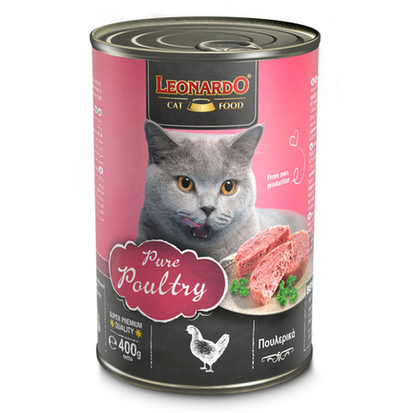 LEONARDO (Леонардо) консервы с птицей / Leonardo Pure Poultry, 400 г