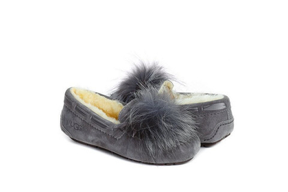 UGG Dakota Pom Pom Grey