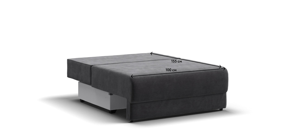 Ричмонд Модуль спальное место Вельвет Корд графит