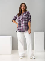 Блузка БЛ-131/сиреньквадрат