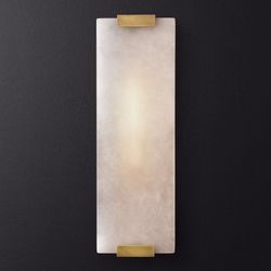 Бра Marble Rectangle Wall Lamp Brass By Imperiumloft