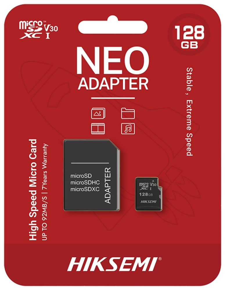 Карта памяти Hiksemi HS-TF-C1/128G/ADAPTER 128 Гб Карта памяти Hiksemi HS-TF-C1/128G/ADAPTER 128 Гб