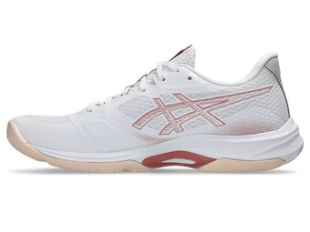 Женские кроссовки для бадминтона/сквоша Asics Netburner Мячistic FF 4 - white/rose rough