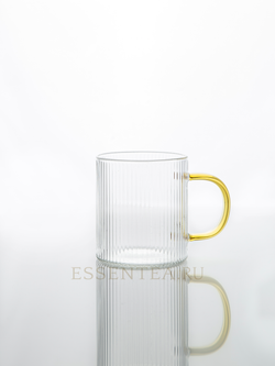 Чашка стеклянная с ручкой "Мейли" 250 мл
