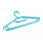 Комплект вешалок для детской одежды размер 31,5 см (светло-голубой)