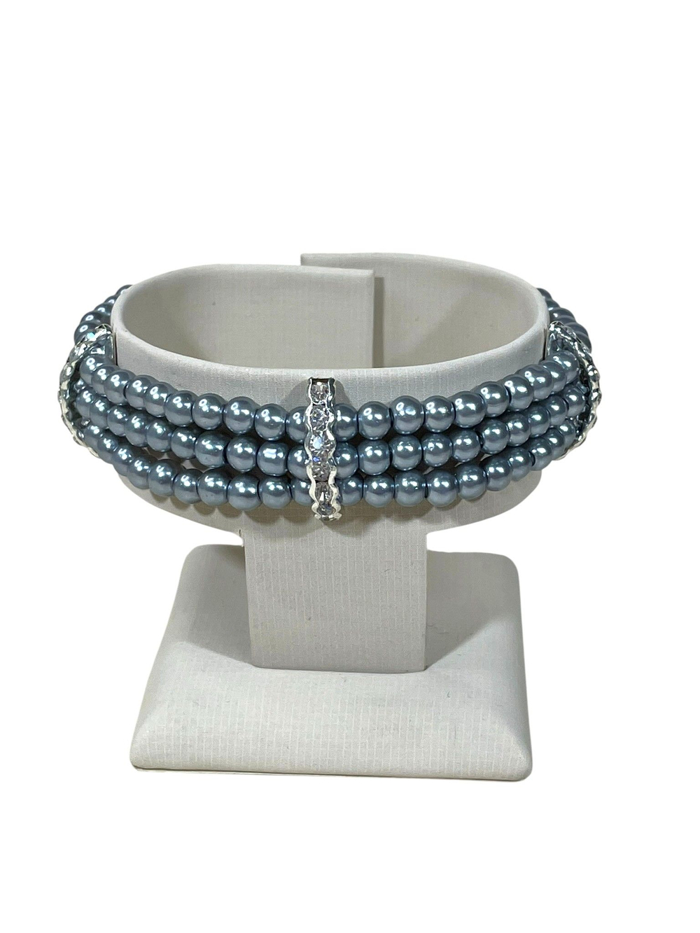 Браслет жемчужный с фианитами