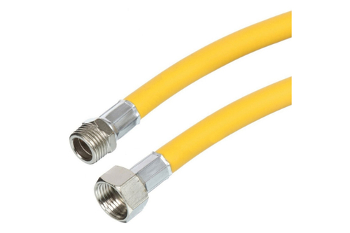 Подводка газ, желтая 100см 1/2 г/ш 010337