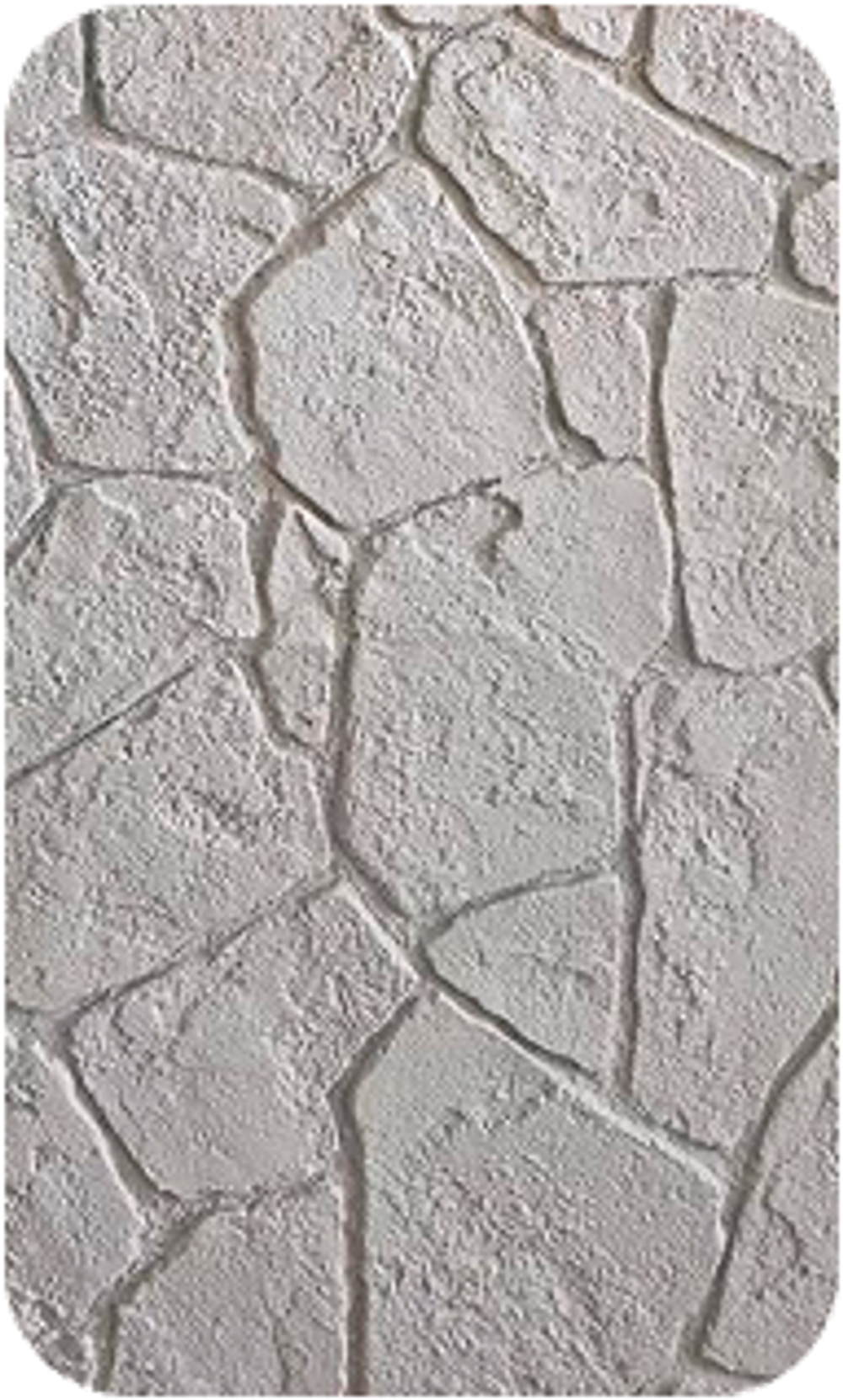 Полиуретановая панель под скалу, Бежевый / PU Stone panel beige 600х1200х12 мм