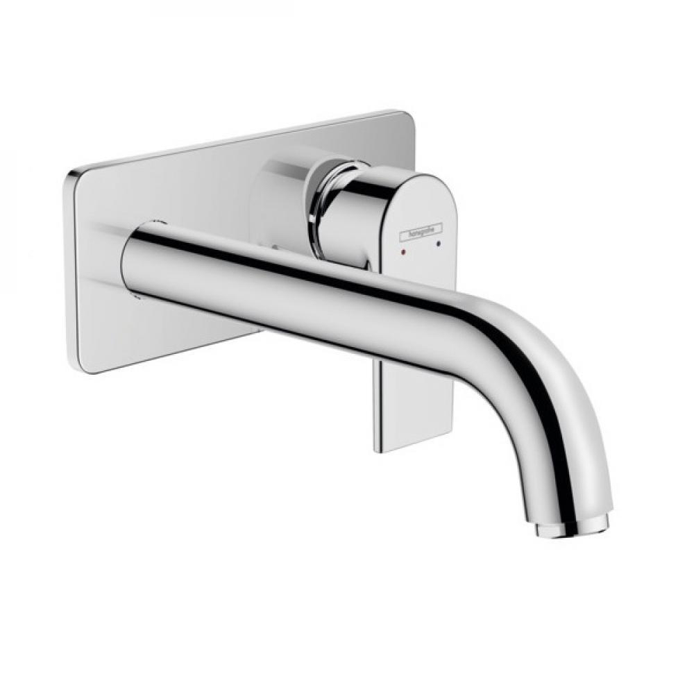 Смеситель для раковины настенный, излив 20,4 Hansgrohe Vernis Shape 71578000, хром