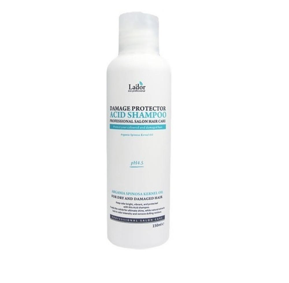 Lador Damaged Protector Acid Shampoo шампунь с аргановым маслом для сухих, поврежденных и окрашенных волос