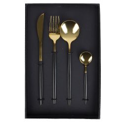 Набор столовых приборов 4 предмета (подарочная упаковка)