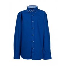 Комбинированная рубашка Royal TSAREVICH, цвет синий