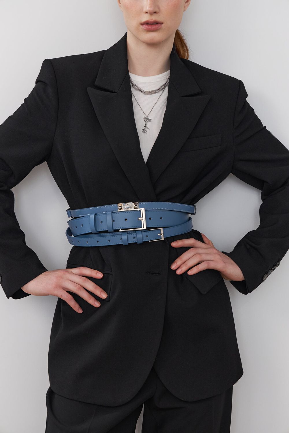 БАЗОВЫЙ ТОНКИЙ РЕМЕНЬ BLUE