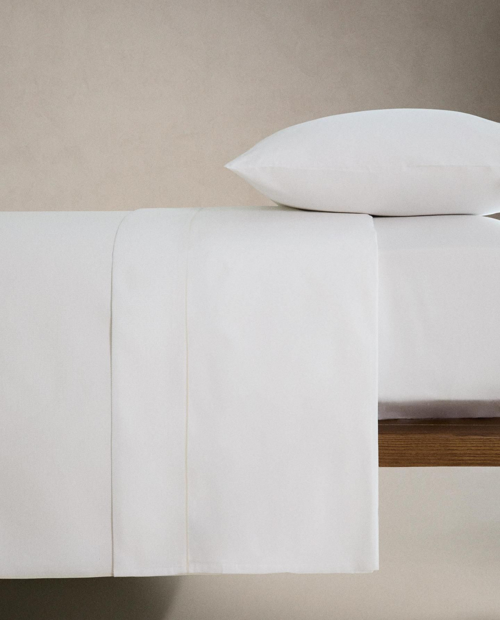 Zara Home - Простыня pika с трубой, белый, 240x280 см