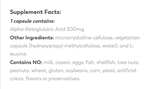 Klaire Labs - Alpha-Ketoglutaric acid 60 capsules