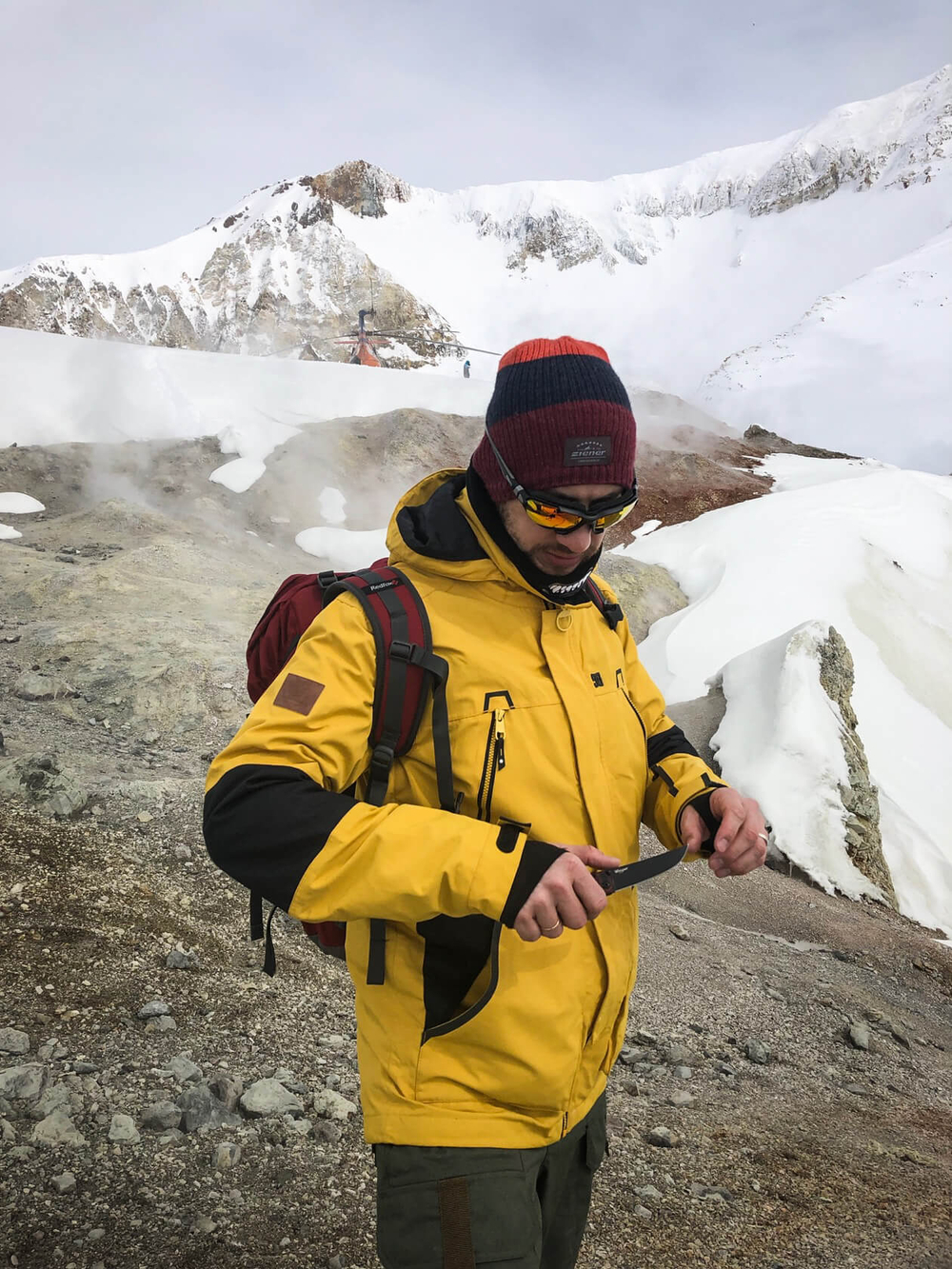 Складной нож Whisper D2 StoneWash, черная рукоять