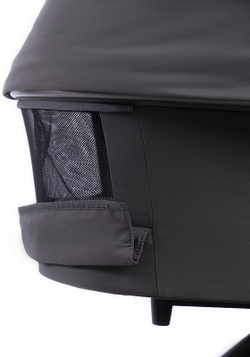 Детская коляска Peppy Monaco 3 в 1 с автокреслом Verona Beige Antrazit (графитовый), рама серая