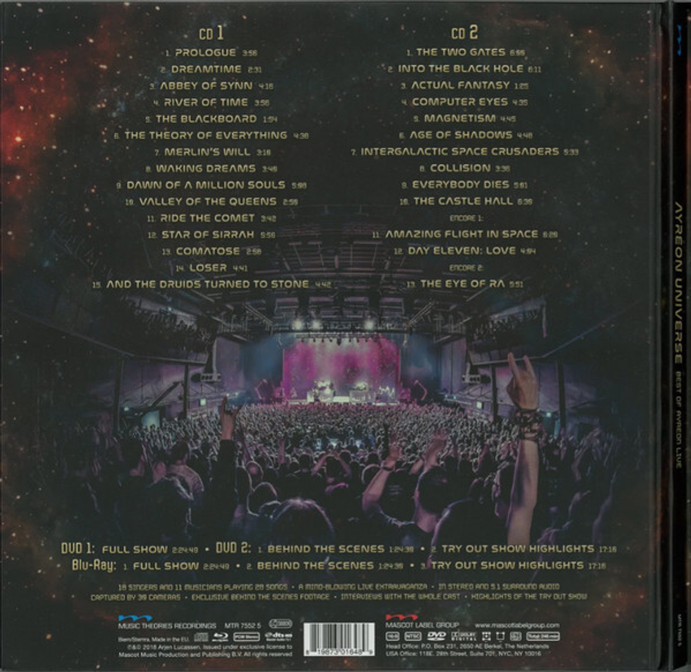 Ayreon / Best Of Ayreon Live (2CD+2DVD+Blu-ray)
