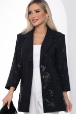 Жакет Леди шарм черный Б10083 LT Collection